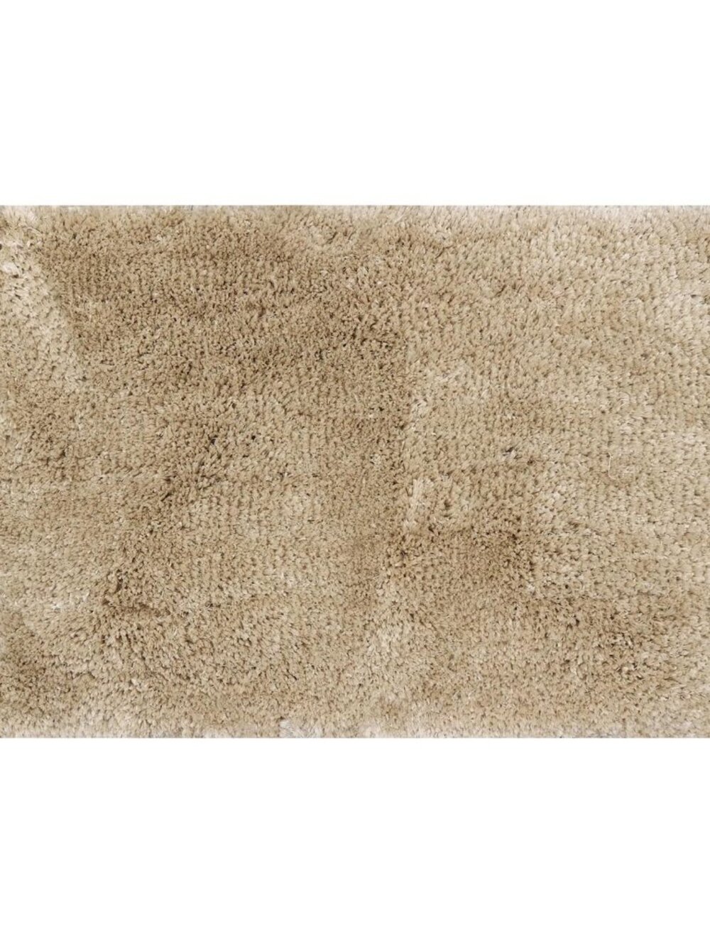 NWT Home Weavers Microfiber Bath Rug with Non-Slip Backing Linen Brown 20x32